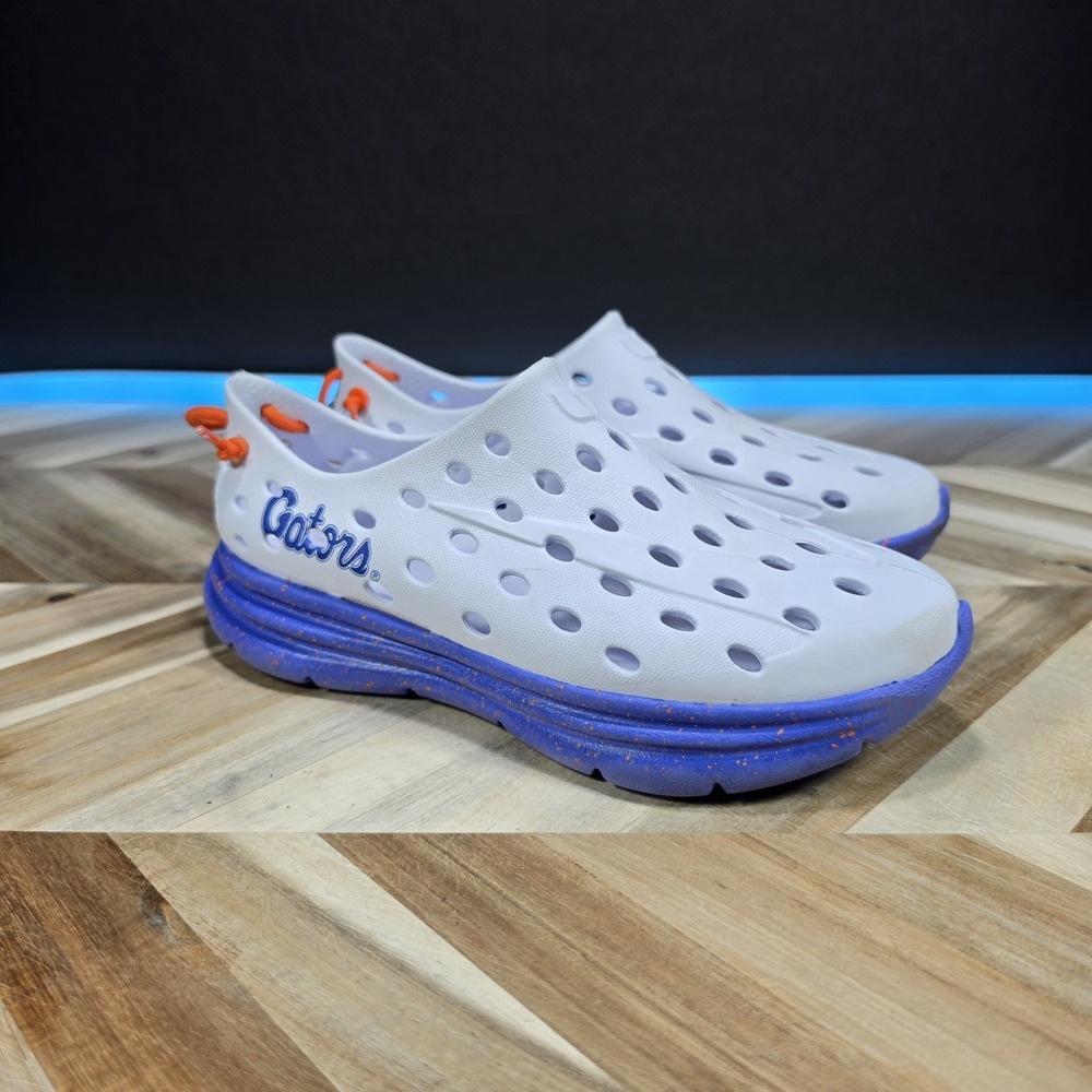 KANE Revive Florida Gators Recovery Shoes White Women's 6 NCAA College Slip On
